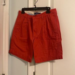 Red Chaps Shorts